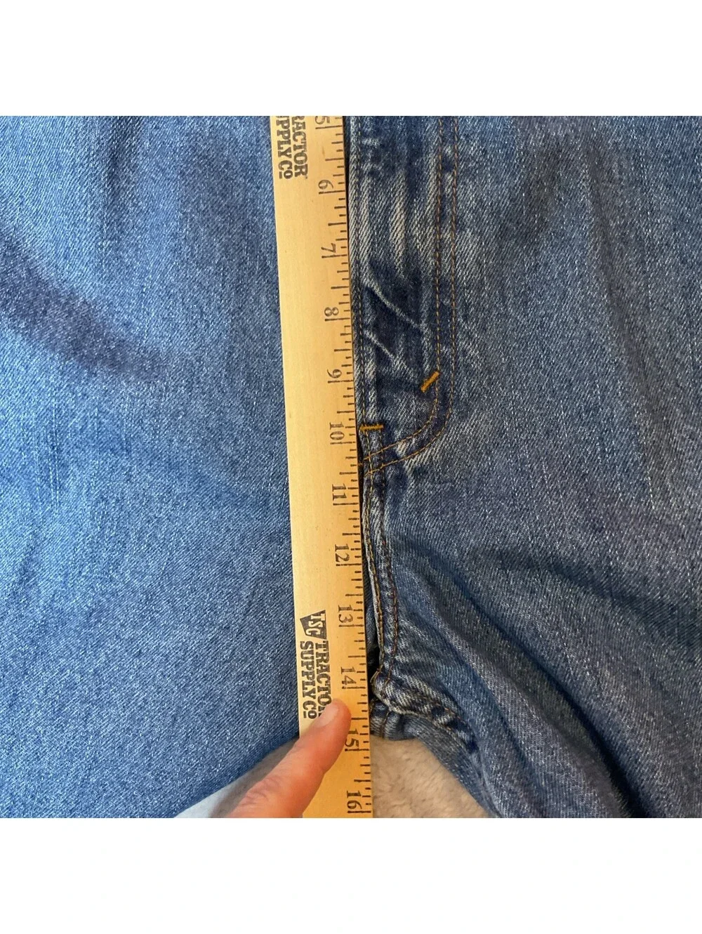 Levis 550 Jeans Mens 42x32 Blue Relaxed Denim Medium Wash